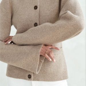 Jenni Kayne Cooper Cardigan Size Small in Taupe